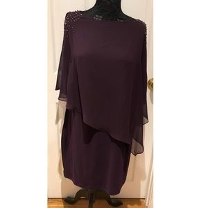 X by Xscape Capelet Sheath Dress